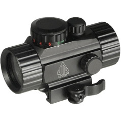 UTG 4 Inch Compact ITA Red/Green Target with Integral QD Picatinny Mount Dot Sight - Black