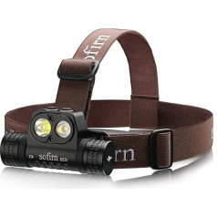 weneasker Sofirn HS20 супер яркий перезаряжаемый светодиодный налобный фонарь с 2700 люмен, светодиодный налобный фонарь с двумя светодиодами, EDC фона