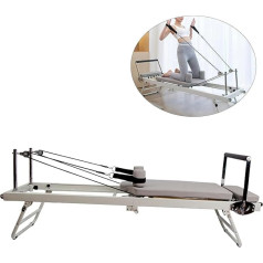 Складной тренажер Pilates Reformer Machine для домашнего спортзала Core Bed Equipment с нагрузкой 250 фунтов