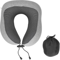 Подушка для путешествий sojupcal Neck Travel Pillow, U-образная подушка для путешествий с сумкой для хранения, мягкая подушка для шеи из пеноматериала с