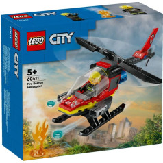 Lego городские кирпичи 60411 пожарный спасательный вертолет