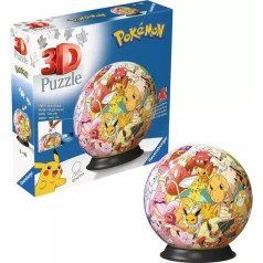 Ravensburger Polska Пазл 3d шар покемон персонажи покемоны