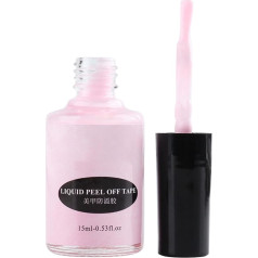 Nagelkunst flüssiger Latex - Schnelltrocknungsbranchen -Beschützer, abziehen Barriere für Nagellack | Fingerhautschutz, benutzerfreundliches Manikürewerkzeug, chaotische Anwendung, 15 ml Flasche