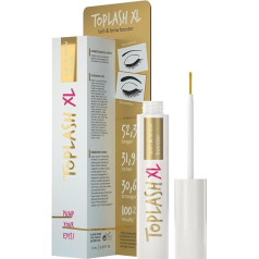Toplash XL Eyelash and Eyebrow Booster - сыворотка для роста ресниц и бровей - обеспечивает здоровые, сильные ресницы - с натуральными потаническими вещества