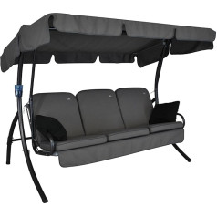 Гамак Angerer Comfort Style Swinging Style 3 Seater Hammock, серый