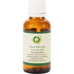 R V Essential Pure Bakuchi Carrier Oil 15 ml (0.507 oz) - Psoralea Corylifolia (100% чистое и натуральное масло холодного отжима) Pure Bakuchi Carrier Oil