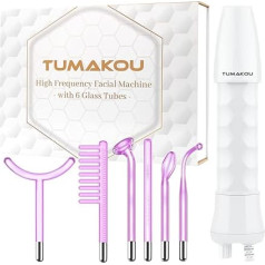 TUMAKOU Высокочастотная палочка для лица - фиолетовый высокочастотный прибор для подтяжки кожи, уменьшения морщин, лечения акне - массажер для