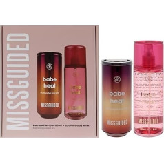 Babe Heat от Missguided для женщин - подарочный набор из 2 предметов 2,7 унции EDP Spray, 7,4 унции Body Mist