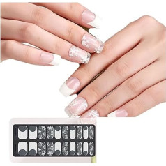 Langlebige Gel Nagelfolie Vollständig LED Lampe Ausgehärtet Erforderlich Perfekte Nageldekoration Für Alle Gelegenheiten