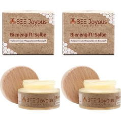 Мазь из пчелиного яда BEE Joyous, сделано в Германии, Dermatest Very Good, без пластика, без консервантов, без воды, без спирта, органическая, упаковка из 2 