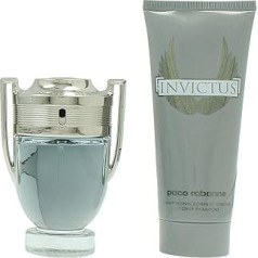 Набор Paco Rabanne Invictus содержит туалетную воду-спрей 50 мл и шампунь для всего тела 100 мл