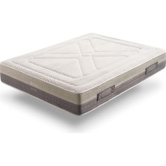 Ikon Sleep Матрас Ankara Visco Hybrid Memory Foam с пеной памяти, многоцветный, 90 x 200 см