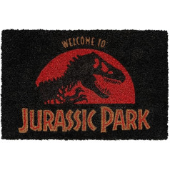 Grupo Erik Jurassic Park Coconut Mat Doormat 40 x 60 cm Door Mat Funny Door Mat Indoor Jurassic Park Merchandise