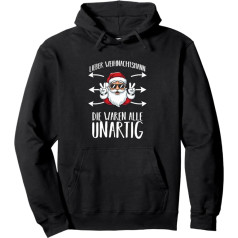 Толстовка-пуловер Lieber Weihnachtsmann Die Waren Alle Unartig, черный