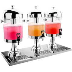 Luxuriöser Saftspenderus Edelstahl für Verbraucher und gewerbliche Nutzung, Hotel-Getränkemaschine mit heißem und kaltem Wasserhahn-Material für Buffets