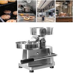 XSDAJSD Hamburgermaschine, Fleischmaschine, Hamburgerpresse, Frikadellen-Maker, Burgerpresse aus Edelstahl, Hamburger-Maker für Restaurants (10 см)