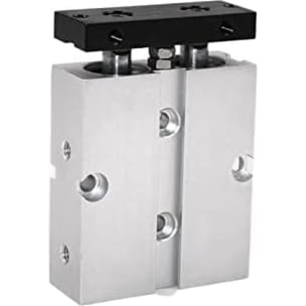 Pneumatik-Luftzylinder, Aluminiumlegierung Tn Typ Pneumatikzylinder 10mm 16mm 20mm 25 mm Bohrung 10/15 / 20/25/30/5/40/40/50/50/50/50/50/50/50/50mm Hubluftzylinder für automatische Ausrüstung(Stroke 1