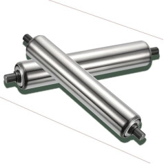 QSPNVFB Ersatz-Förderrollen Edelstahl Schwerkraft Tragrollen Förderband Für Lagerhäuser Abriken, 2 STK Industrielles Slide Roller, Durchmesser 38mm 50mm(Dia 38mm(1.5