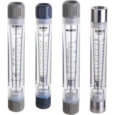 1 Bereich von 0,2-2 0,2-3 0,5-4 1-7 2-18 1-11LPM 1/2 Zoll BSPT weiblich PMMA Flüssigkeitsdurchflussmesser Rotameter LZM-15G (2-18 LPM)