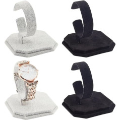 FREEBLOS Подставка для часов Бархатная подставка для часов Бархатная подставка для часов 2 цвета Подставка для наручных часов для столешницы 4 