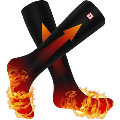 Svpro перезаряжаемые электрические носки с подогревом, работающие от батареек, удобные термоноски, защита от холода, спорт, открытый воздух, 