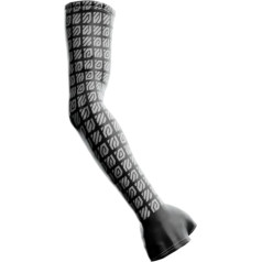 Wallhack Gaming Arm Sleeve | Gaming Setup Accessories Arm Sleeve | Compression Gamer Case | Repeat Types, Repeat - Black