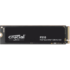 Crucial P310 2TB SSD M.2 2280 NVMe PCIe Gen4 внутренний игровой SSD, до 7 100 МБ/с, совместим с ноутбуками и настольными компьютерами (PC), твердотельный накопитель -