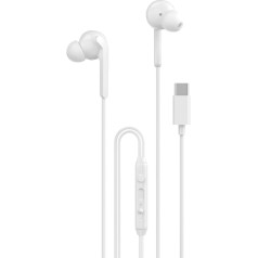 Dudao Наушники-вкладыши X3C+ USB-C проводные 1,2 м - белый