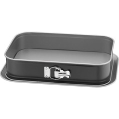 Original Kaiser Inspiration Springform Cake Tin, Rectangular, 36 x 24 cm, Прямоугольная форма для выпечки с крышкой, форма для тирамису, антипригарное покрытие, плоское дно