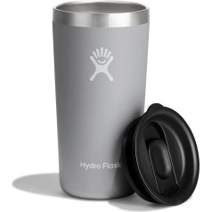 HYDRO FLASK - Кружка для путешествий 355 мл (12 унций) - Крышка с замком и защитой от протекания - Двухстенная вакуумная изолированная кружка из нерж