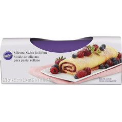 Форма для швейцарских роллов, силиконовая, 22,8 см x 33 см x 2,5 см (9 дюймов x 13 дюймов)