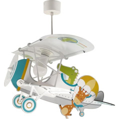 Dalber Lamp Детская комната, детский светильник, подвесной светильник, потолочный светильник, детская комната, самолёт крокодил животные, потол