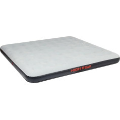 Односпальная надувная кровать High Peak Unisex с функцией нескользящего покрытия, дышащая, прочная, с мягким верхом, для использования в помещени
