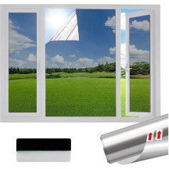 Приватная оконная пленка, односторонняя зеркальная пленка, самоклеящаяся, отражающая оконная пленка, антибликовая, приватная пленка для с