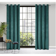 Еврофирани Элиза Структурированная бархатная штора с люверсами 1 шт. бархатная штора для защиты от холода Спальня Гостиная Балкон Дверь 140 