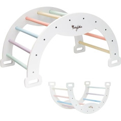 Cotton Candy Montessori Climbing Arch, лазание и качели, для детей от 1 года, развивает равновесие и подвижность, деревянная конструкция, нетоксичные цвета, 45