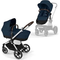 Коляска CYBEX Gold EOS Lux 2 в 1 для путешествий с рождения до 22 кг (около 4 лет), Ocean Blue
