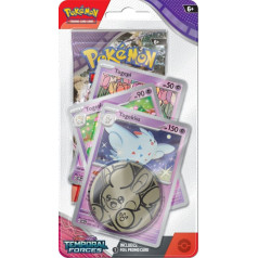 Карты scarlet & violet - temporal forces - premium checklane blister - togekiss
