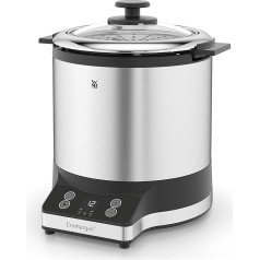 WMF KÜCHENminis® рисоварка с ланч-боксом, пароварка, экономия места, дополнительная крышка превращает внутреннюю кастрюлю (1,0 л) в безопасный ланч
