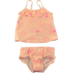 Just One You Baby Girls Pink Flamingo Print 2-Piece Tankini Swimsuit Set (18 Months), розовый