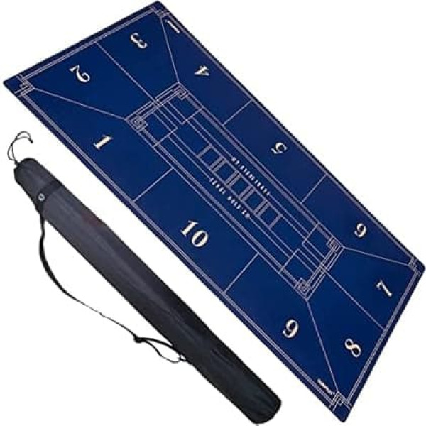 Фетровый коврик для настольных игр, столешница для покера, профессиональный покер с сумкой для переноски, игры в покер с раскладкой, блэкдж