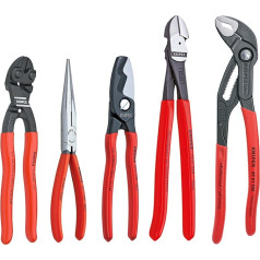 KNIPEX - 9K 00 80 108 US Tools - 5-teiliges Automobil-Starterzangen-Set (87 01 250, 95 11 200, 26 11 200, 74 01 250, 71 31 200) (9K008010) 38 DE