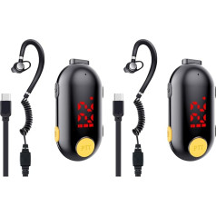 SMP Радио с гарнитурой и микрофоном, супер мини Walkie Talkie двухстороннее радио портативный FM трансивер для ресторанов, открытый спорт, супермар