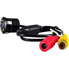 Автомобильная камера заднего хода 18,5 мм Водонепроницаемая камера заднего хода с 8 светодиодами ночного видения 170 ° угол Широкий угол каме