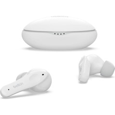 Belkin SOUNDFORM Nano Bluetooth наушники для детей, беспроводная защита ушей 85 дБ, ограниченное онлайн обучение, школа, сертифицированы IPX5, 24 часа работы 