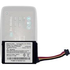 HIGHAKKU Сменный аккумулятор AHA1111008 VFAD VF6P Совместим с навигационными устройствами Tomtom Go 6200, Go 6100, Go 6000, Go 5000, Go 600, Go 500