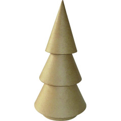 Decopatch Mache Tall Christmas Tree, коричневый