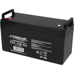 Гелевый аккумулятор 12v/120ah xtreme