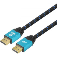 Кабель Displayport 2 м/м v 2.1, создан для геймеров
