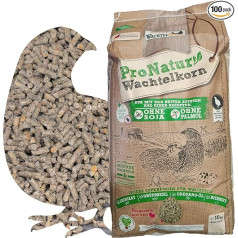 WachtelGold ProNatur Quail Grain 10 кг - Гранулы для перепелов - Органическое зерно для несушек